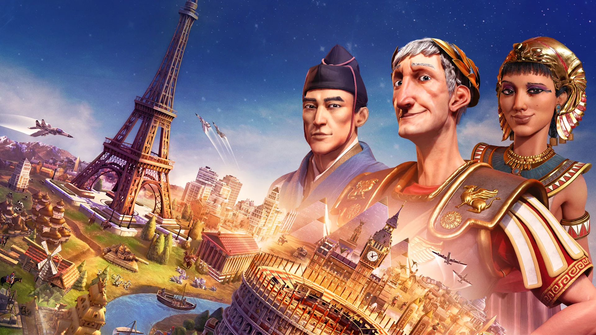 civilization 6 leaders key art