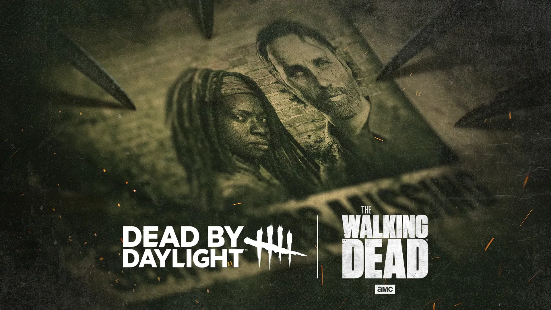 dead by daylight walking dead key art