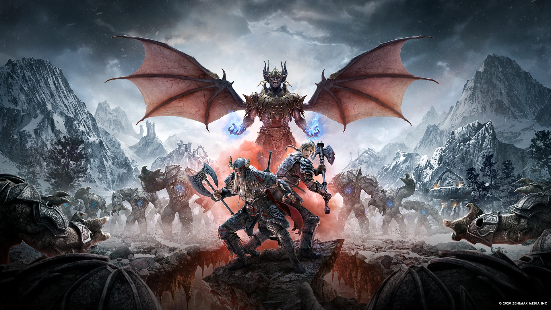 elder scrolls online greymoor launch key art