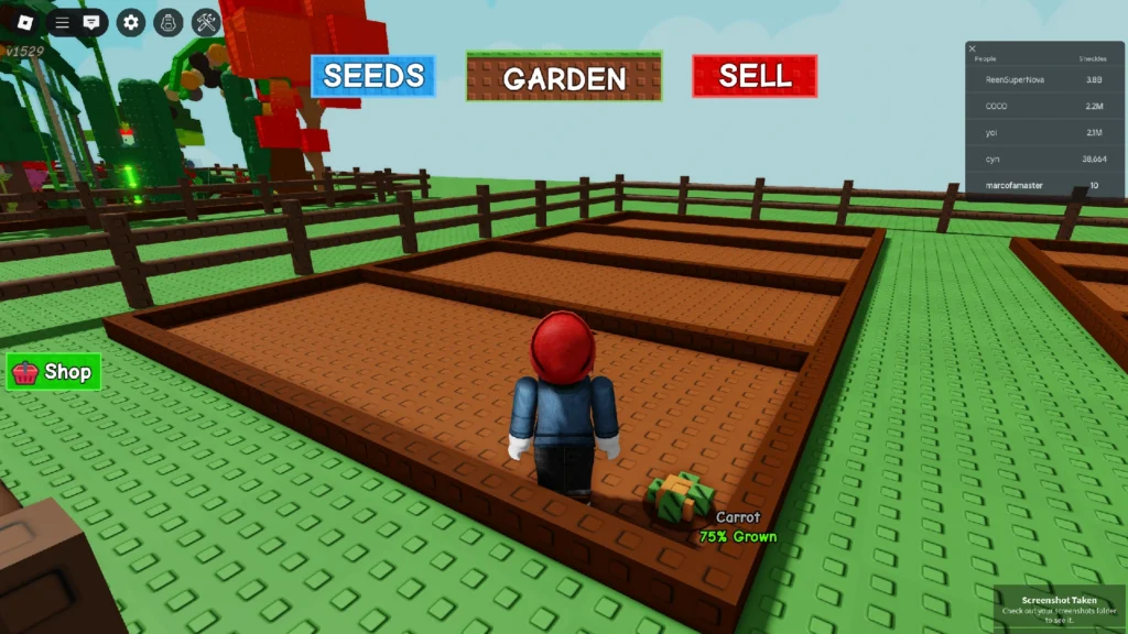grow a garden farming simulator plant carrots