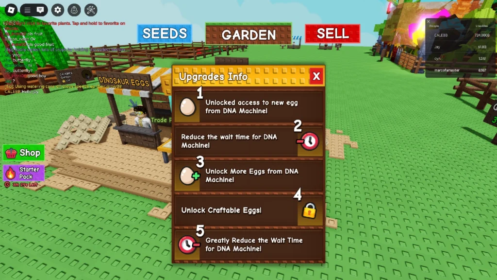 grow a garden farming simulator dino eggs