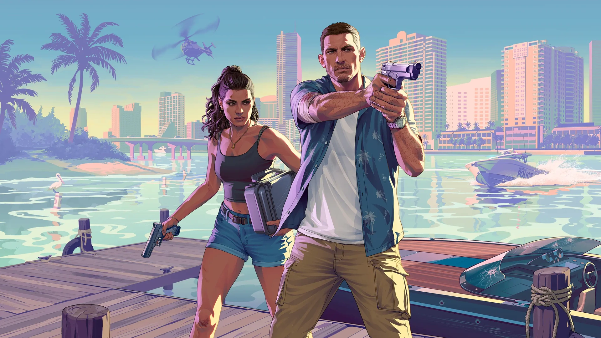 gta 6 jason and lucia key art