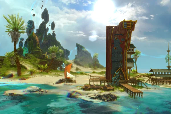 guild wars 2 visions of eternity castora island concept art