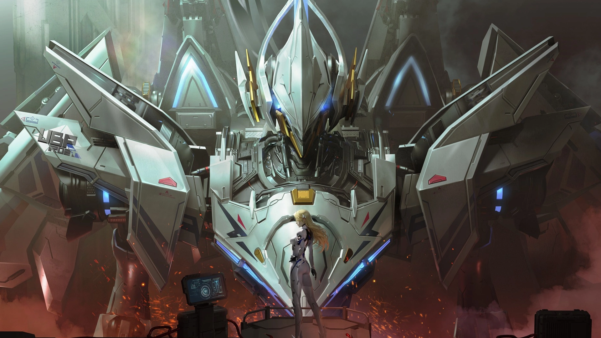 mecha break striker key art