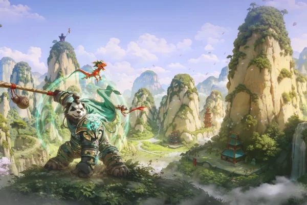 world of warcraft mists of pandaria classic launch art