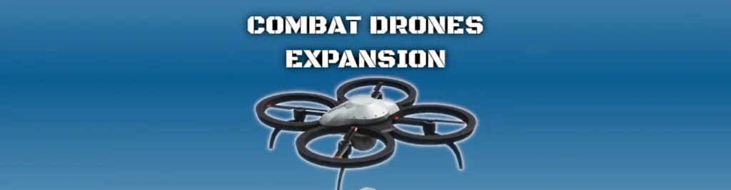arma 3 combat drones expansion mod banner wide
