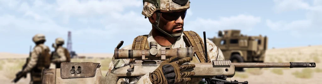 arma 3 rhs armed forces banner wide
