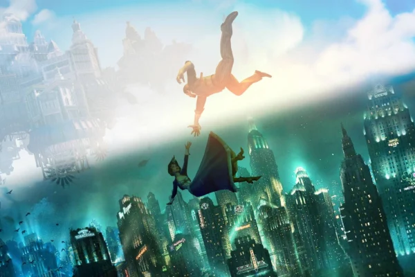 bioshock infinite falling art
