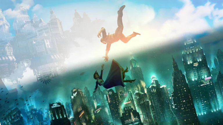 bioshock infinite falling art