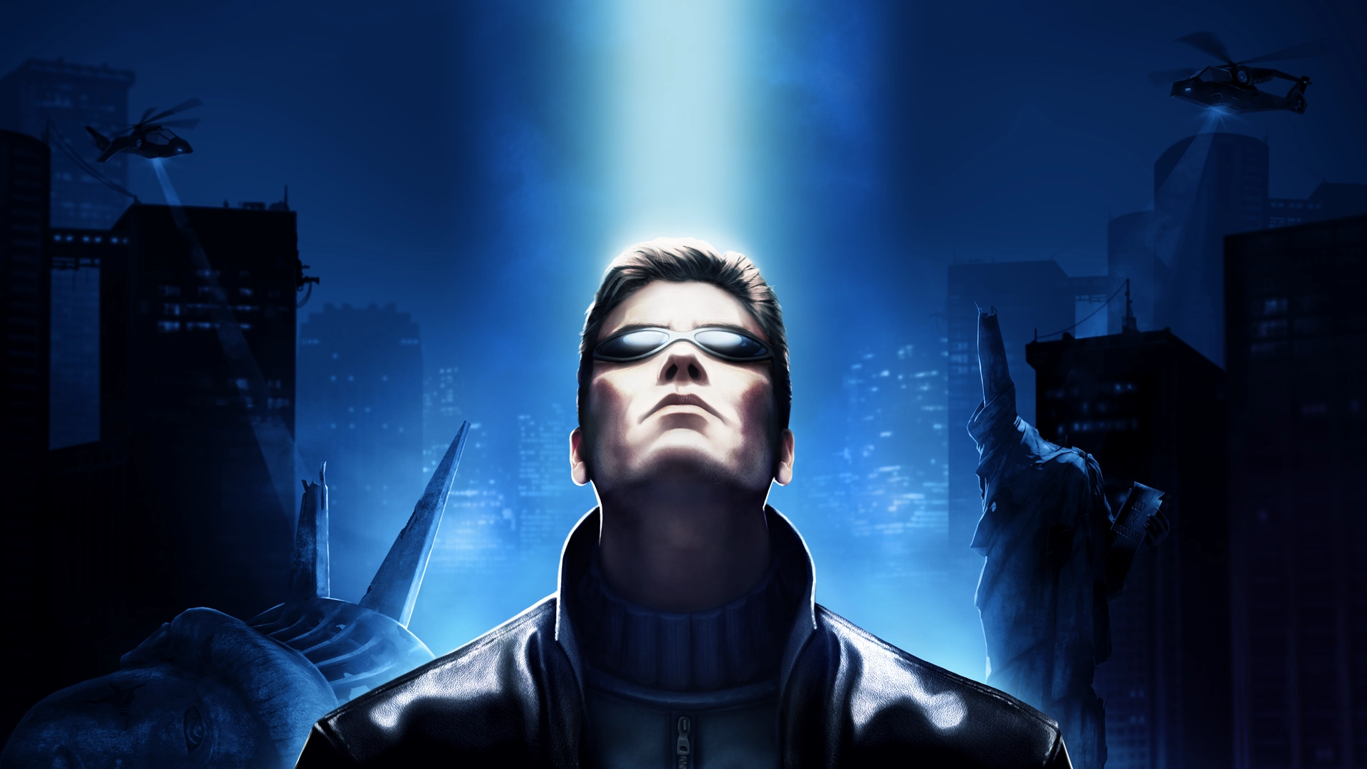 deus ex remastered no logo key art