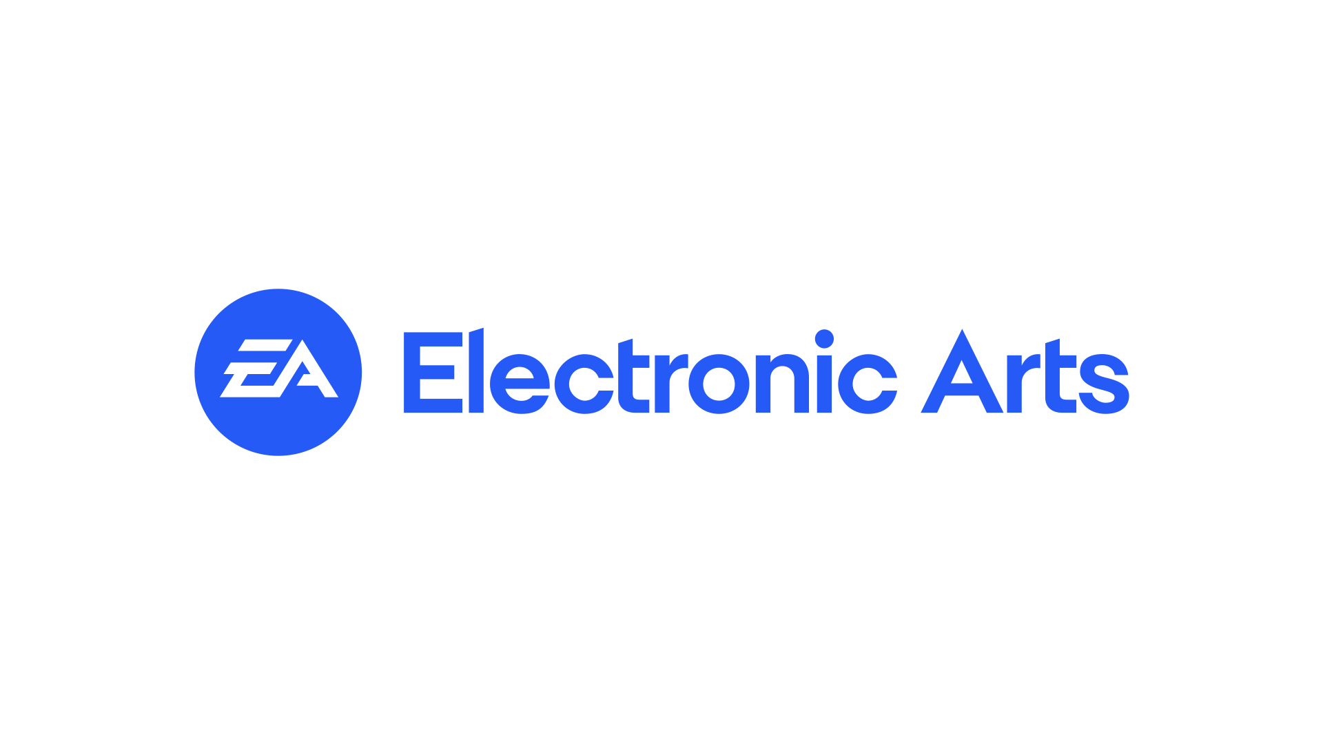 electronic arts ea blue logo white bg