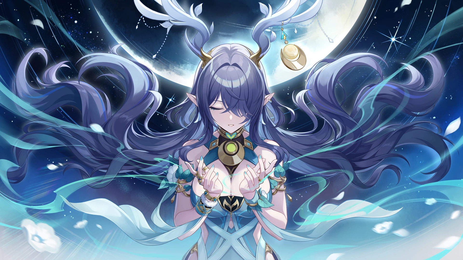 genshin impact nod-krai lauma character art