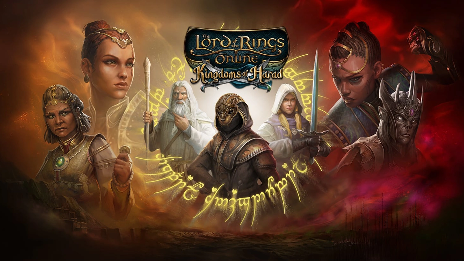 lord of the rings online kingdoms of harad key art