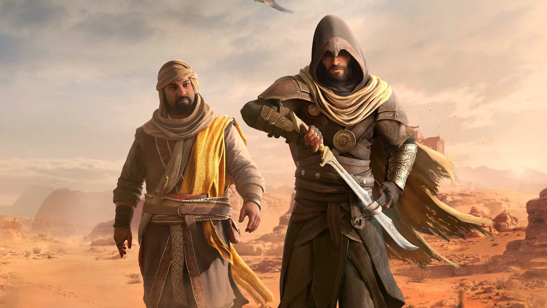 assassins creed mirage valley of memory key art