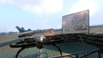 arma 3 game review screenshot drone