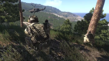 arma 3 game review screenshot close air support