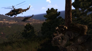 arma 3 game review screenshot air support
