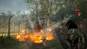 (Image: Konami) metal gear solid delta screenshot snake vs bomberman