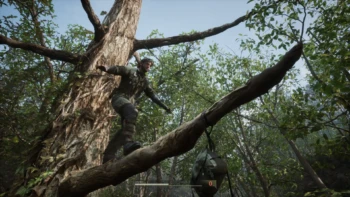 (Image: Konami) metal gear solid delta screenshot tree walk