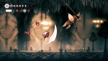 hollow knight silksong gameplay screenshot chambers