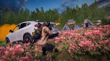 pubg battlegrounds gameplay screenshot flowerbed