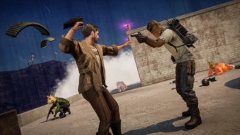 pubg battlegrounds gameplay screenshot rooftop standoff